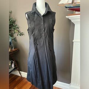 Theory Elegant Black Sleeveless Dress
